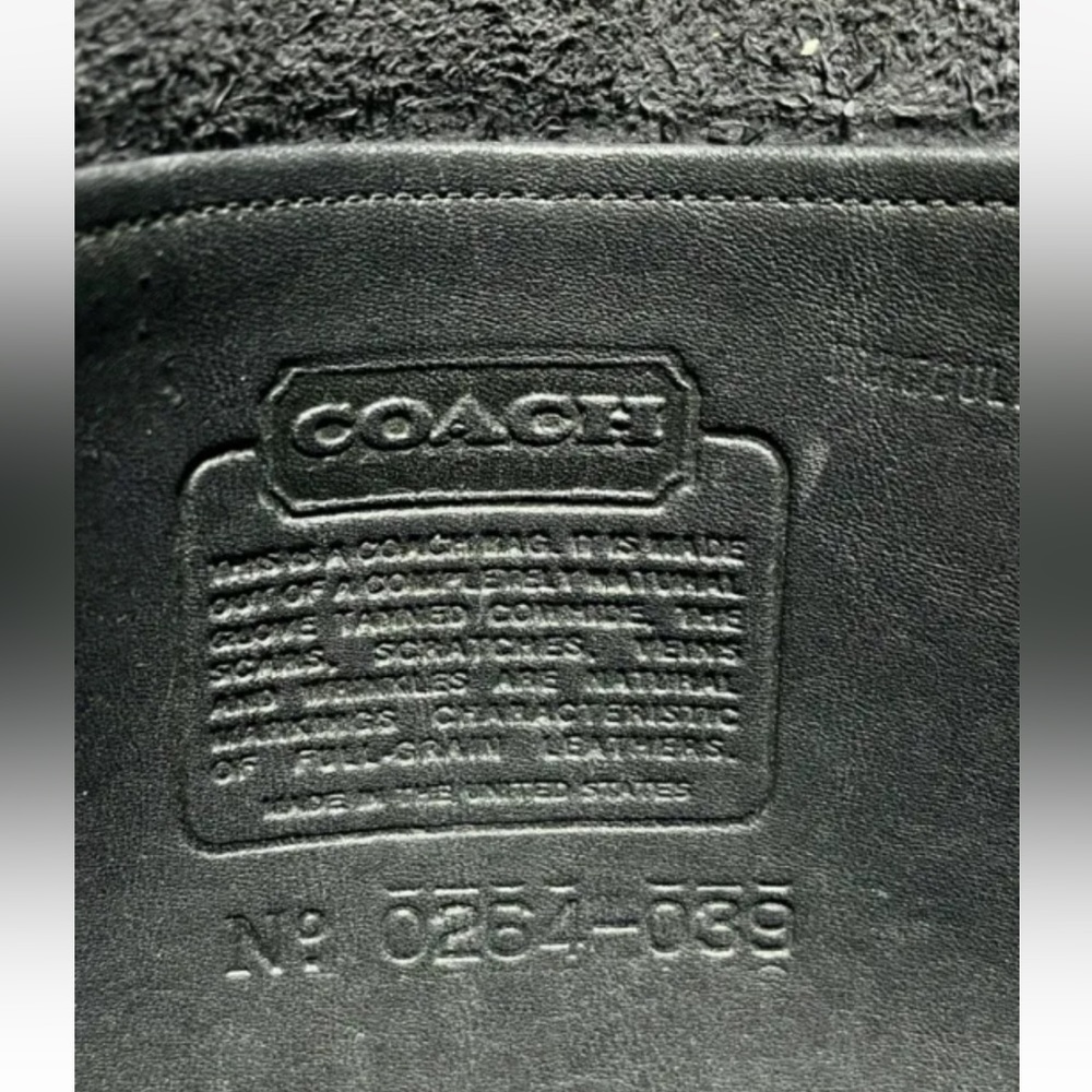 COACH 9825 Vintage Blue-Black Mini Bag Crossbody - 1980’s EUC - Picture 11 of 15